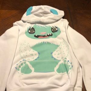 Abominable snow man hoodie